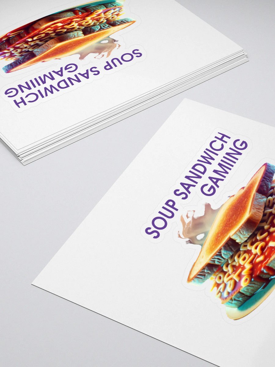 Soup Sandwich Kiss Cut Stickers product image (4)