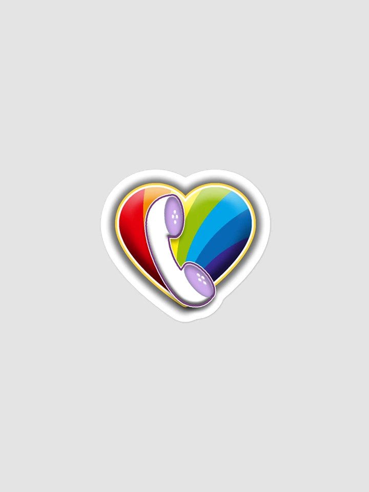 [Atheist Community of Austin] heart Bubble-free stickers product image (1)