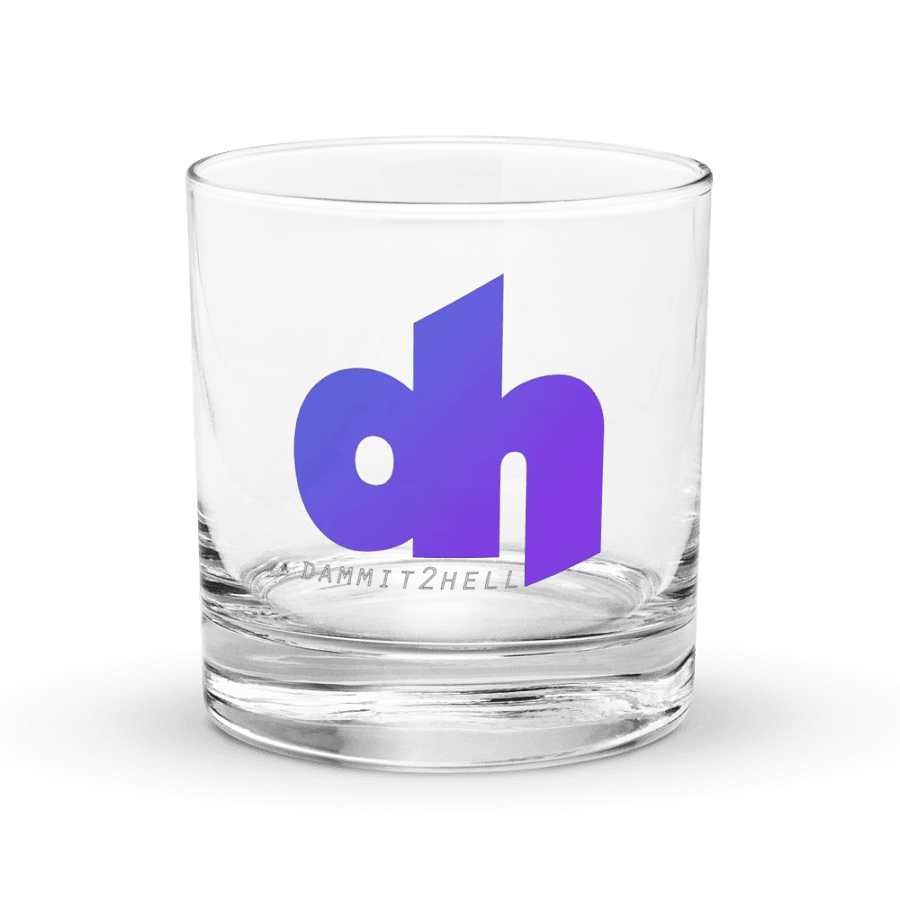 d2h Logo Rocks Glass product image (1)