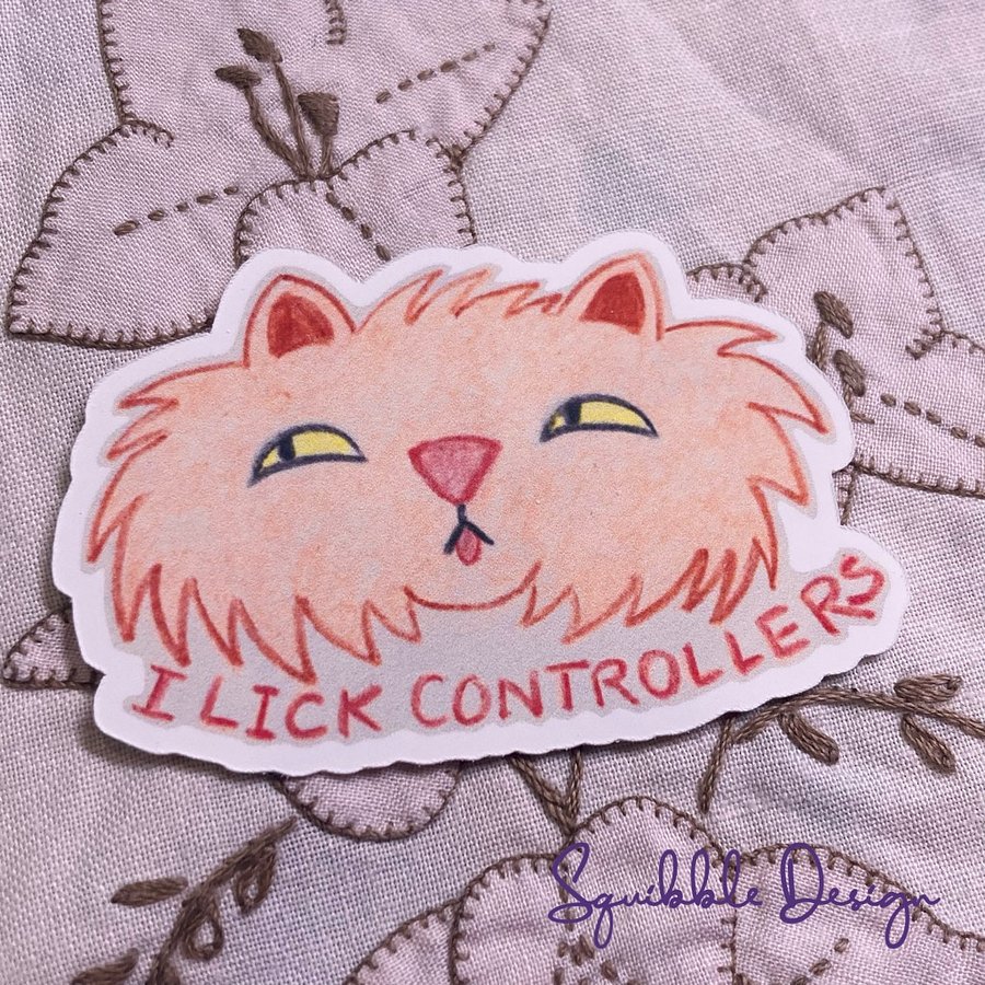 Vinyl Sticker - I Lick Controllers product image (1)