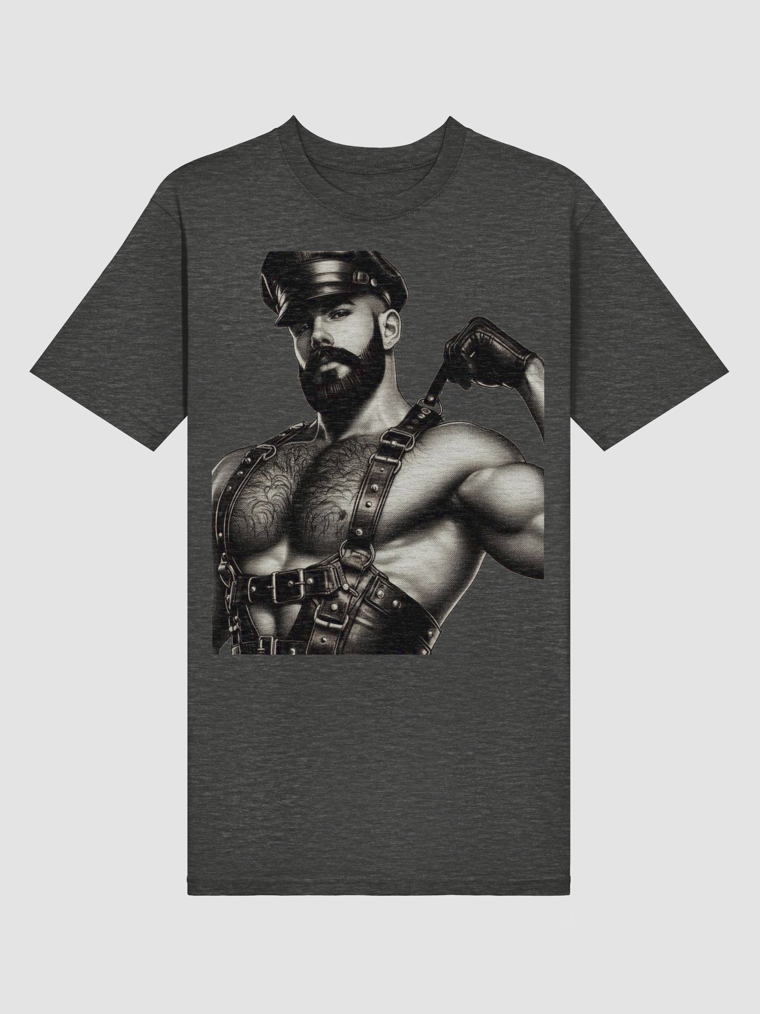Gay Leather Bar Pride "King Daddy" Leather Bar San Francisco Pride Graphic Design Classic T Shirt product image (3)