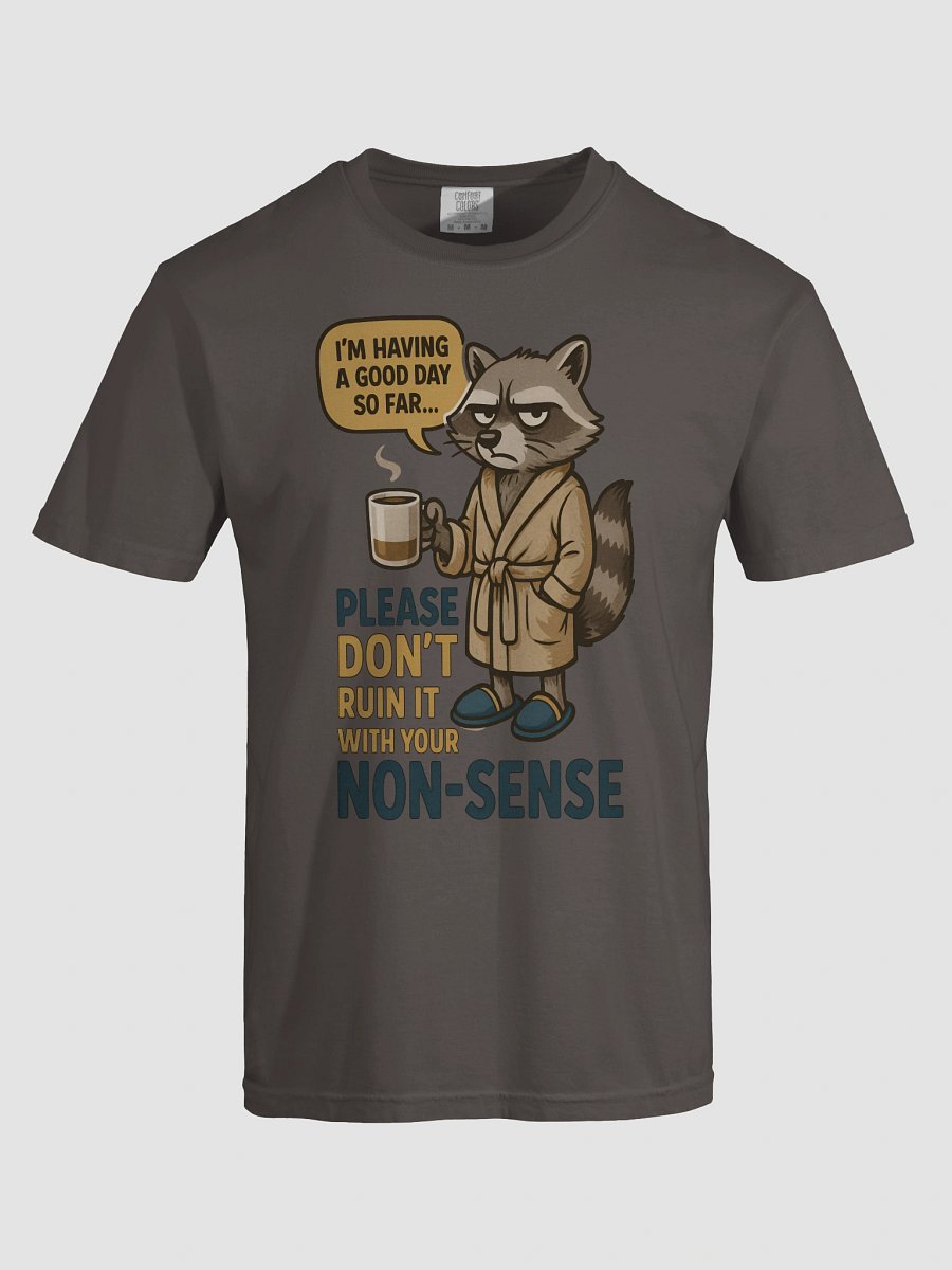 Raccoon Please Don't Ruin It With Your Non-Sense Tee product image (91)