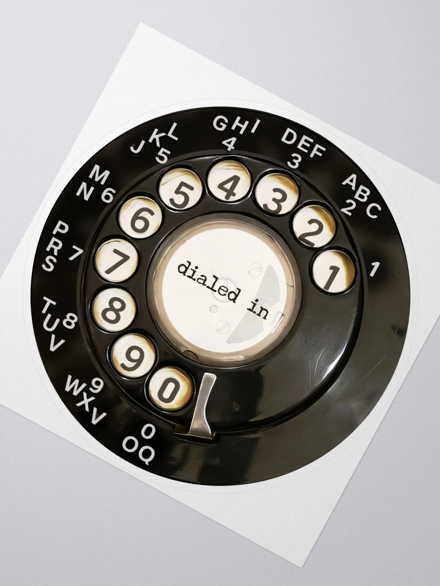 Dialed In Vintage Telephone Dial Stickers product image (5)