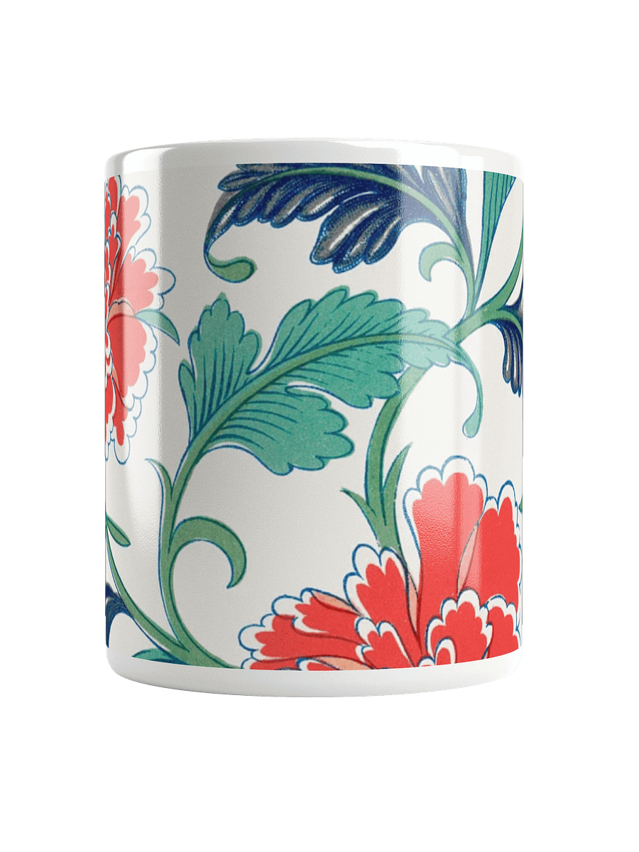 Red Floral Pattern. 11oz. Mug product image (5)