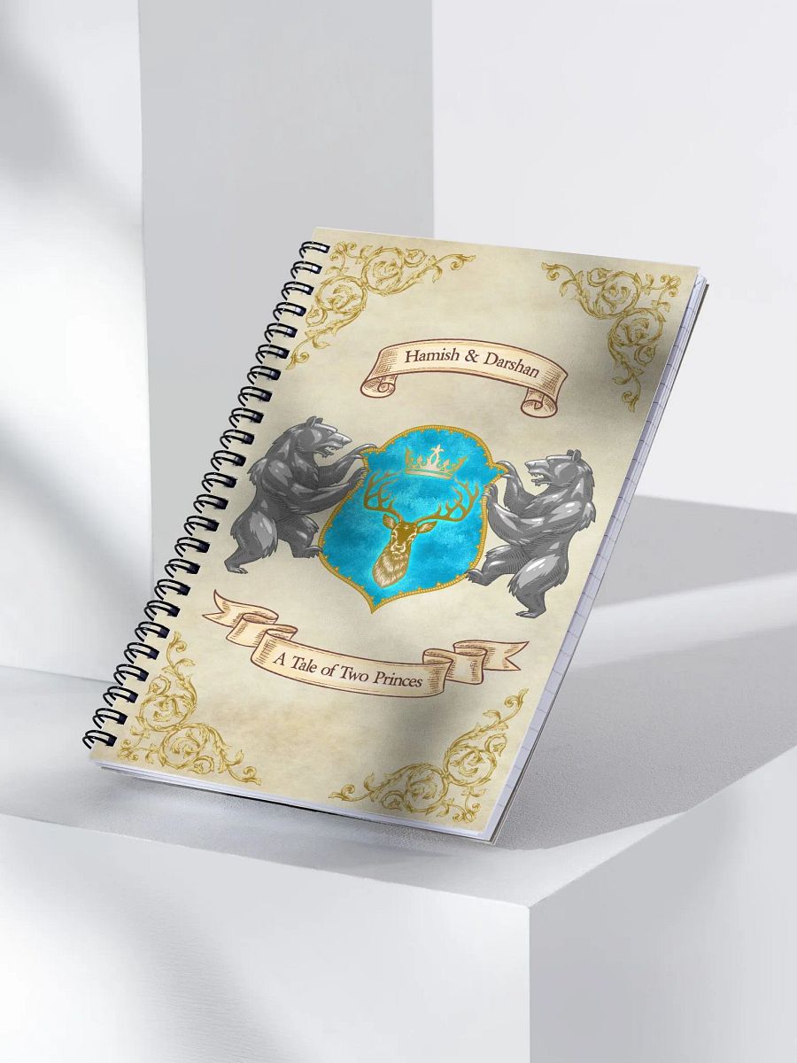 Darshan & Hamish's Crest Notebook product image (3)
