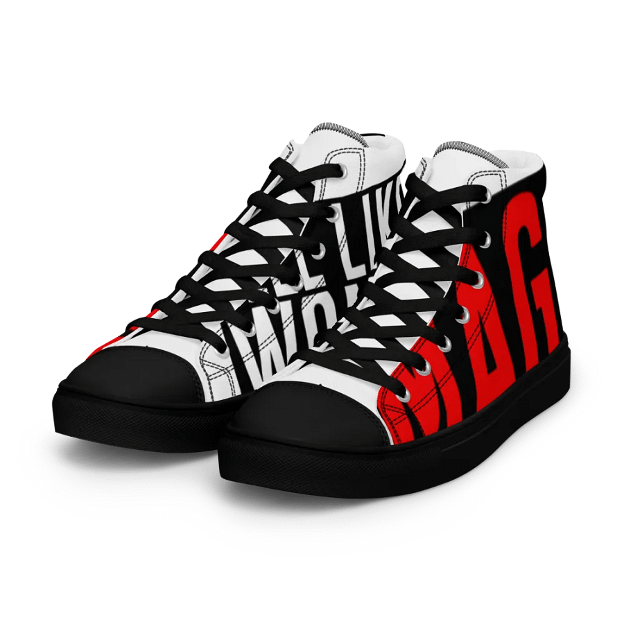 “MAGA, I Feel Like a Woman” Graphic High-Top Sneakers – Parody Whitney Official Merch product image (5)