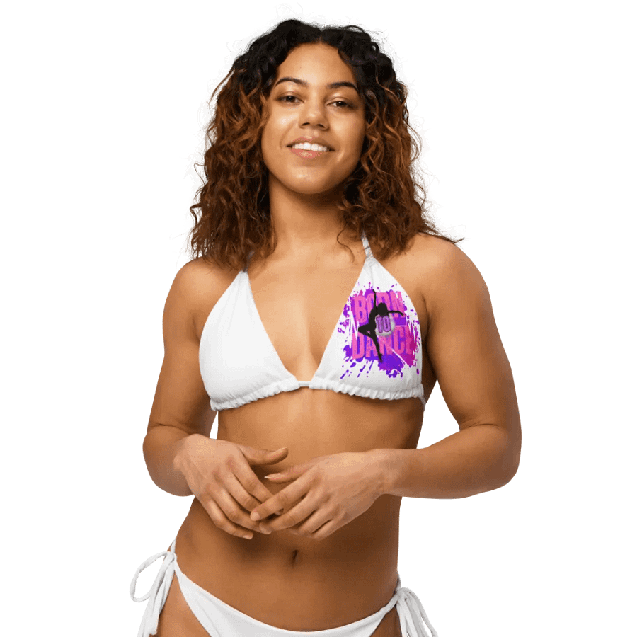 Born to Dance Her Silhouette String Bikini Top product image (10)