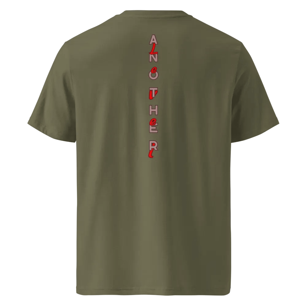 ANOTHER Red-Brown Stacked T-Shirt product image (3)