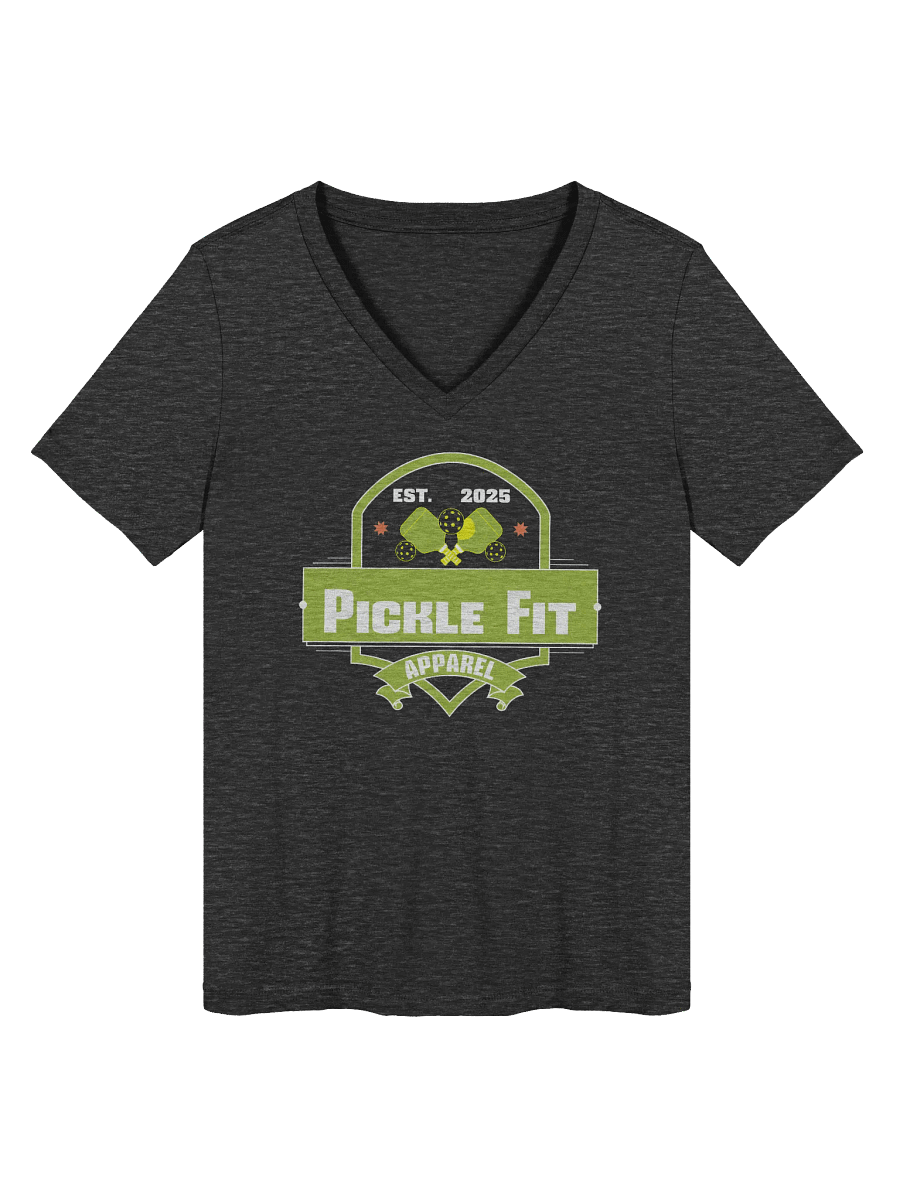 Pickle Fit Green Logo V-Neck Tee Womens product image (1)
