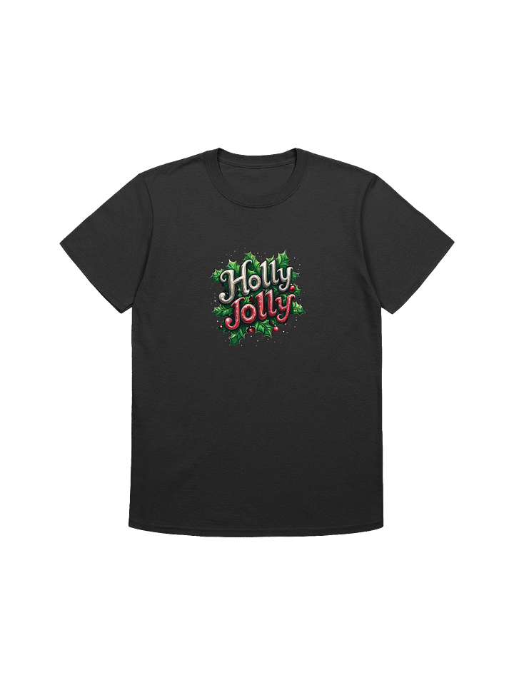 Vintage Style Holly Jolly Christmas Unisex T-Shirt product image (6)
