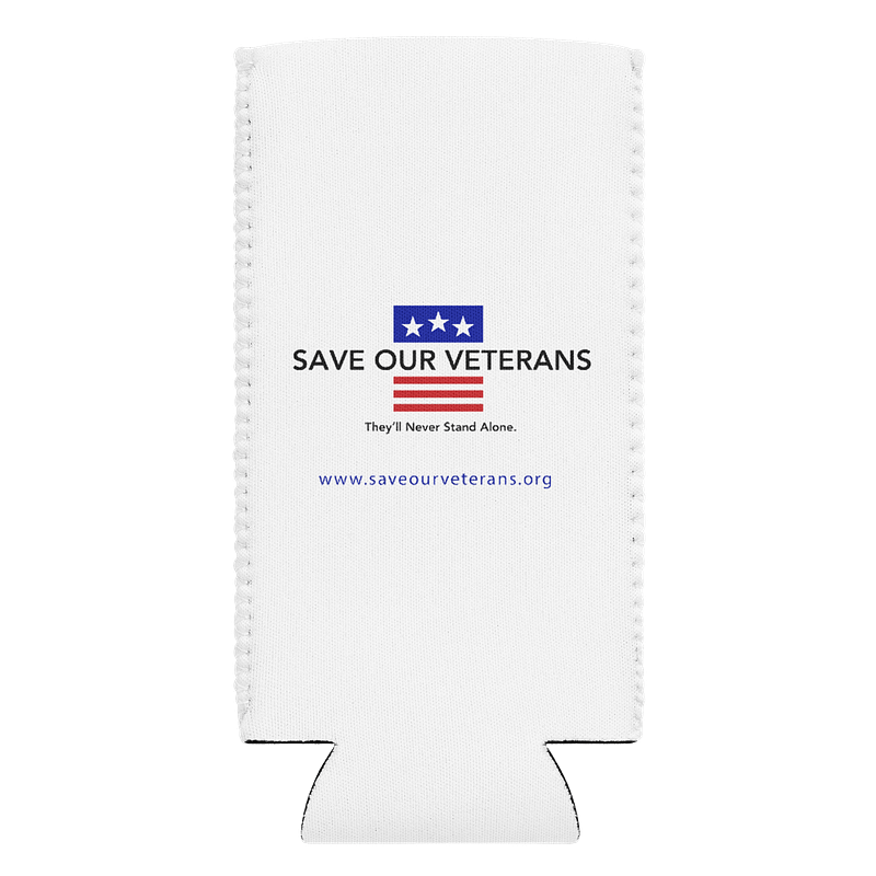 Patriotic Can Cooler - Support Our Veterans!