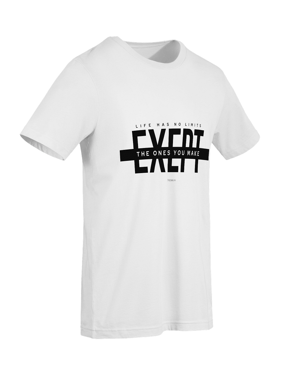 No Limits White Tee – Break the Box You Built product image (4)