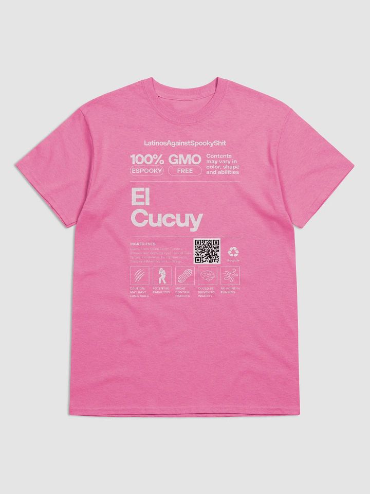 El Cucuy Nutrition Label T-Shirt product image (1)