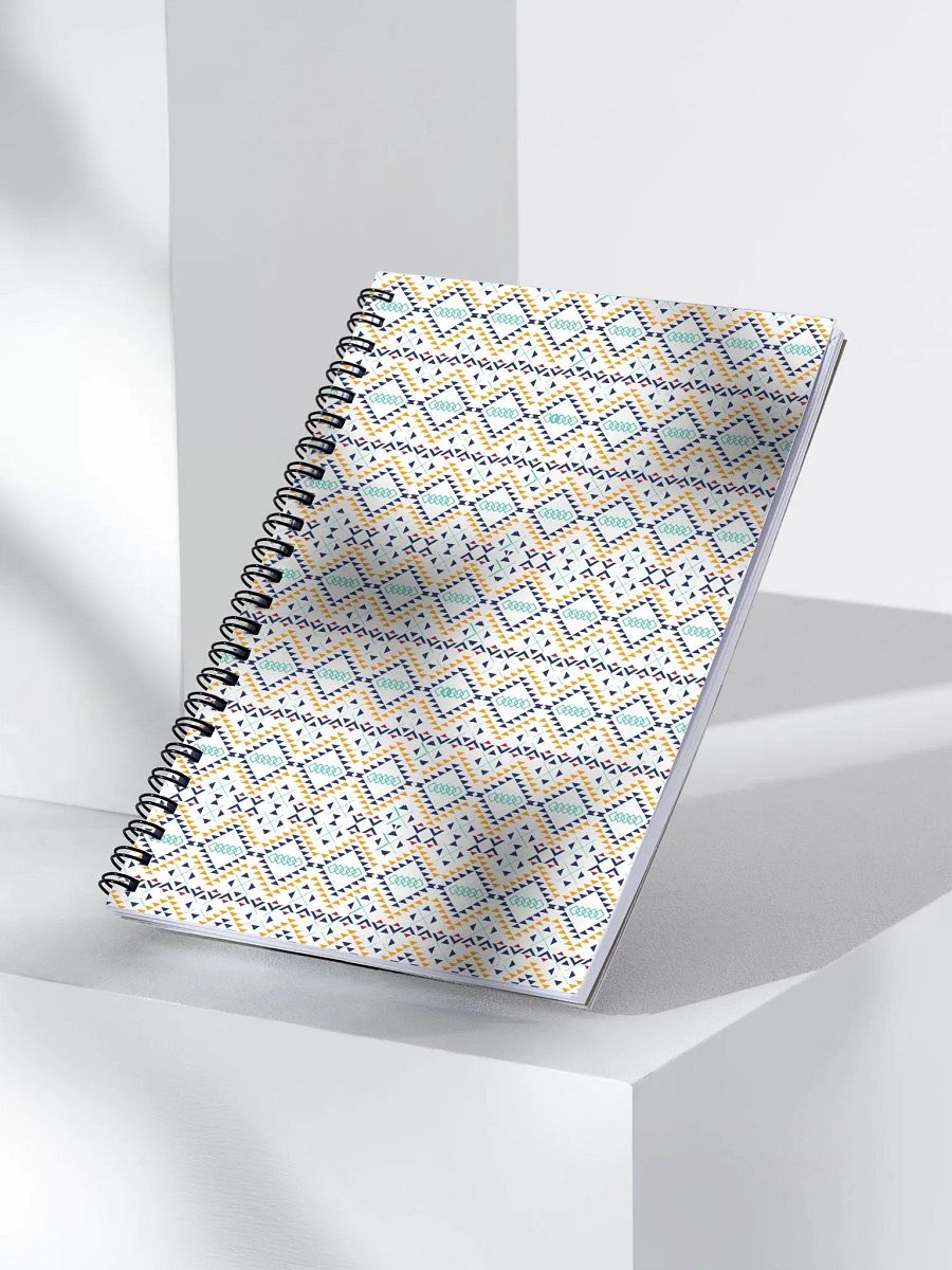 Miniature Triangles Design Spiral Notebook product image (3)