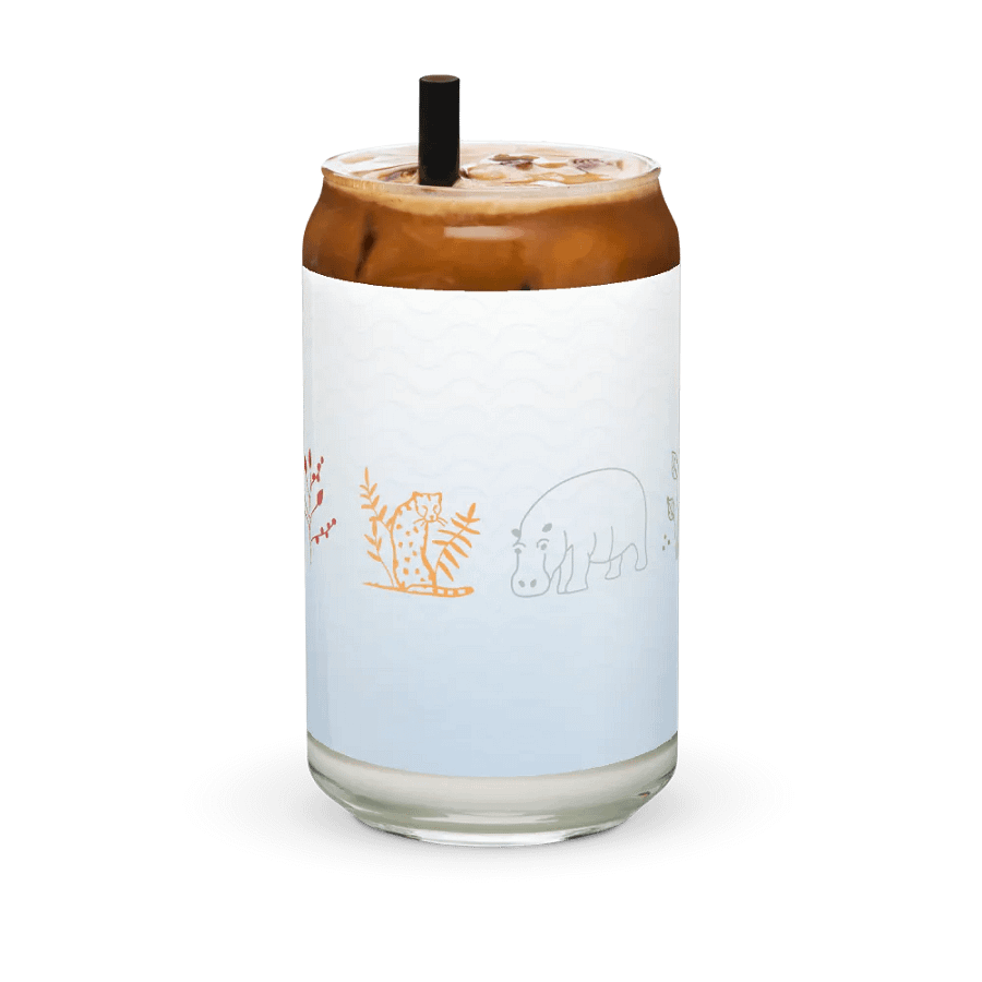 Savanna Serenity Can-Shaped Glass product image (11)