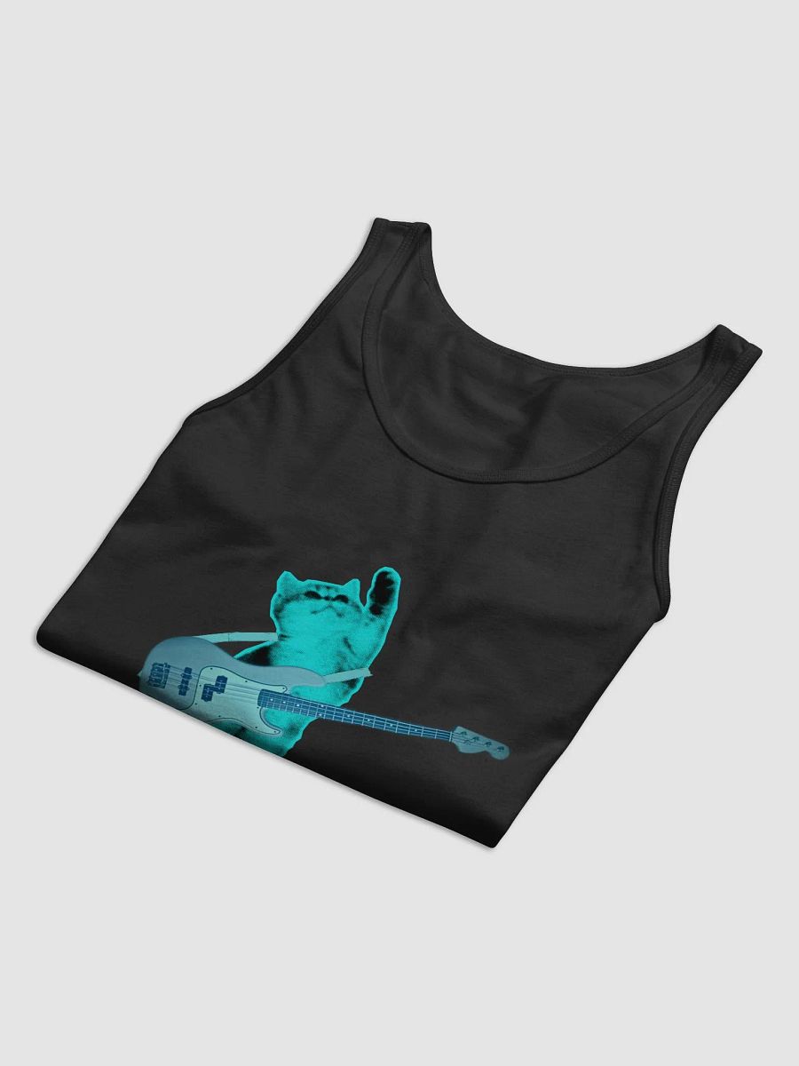 Blue Cat Bassist Tank Top product image (6)