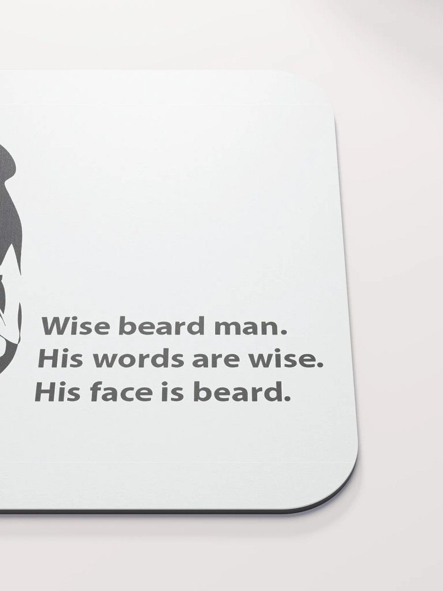 Wise Beard Man Mouse Pad product image (5)