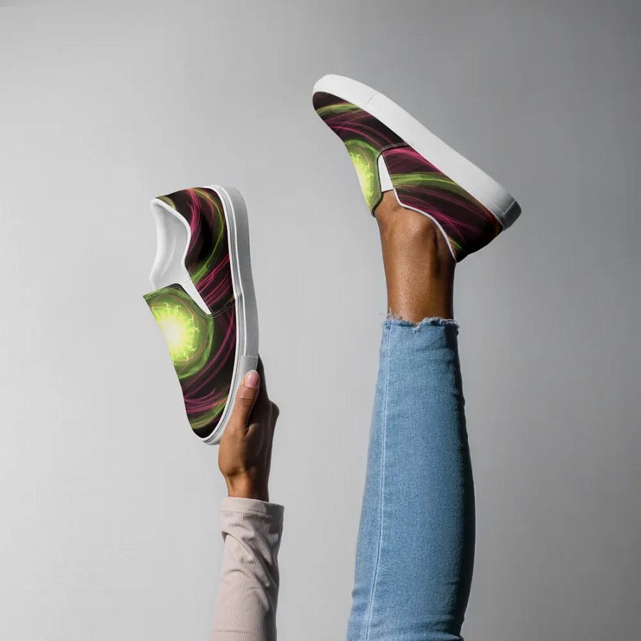 Slip on Sneakers with high frequency print product image (2)