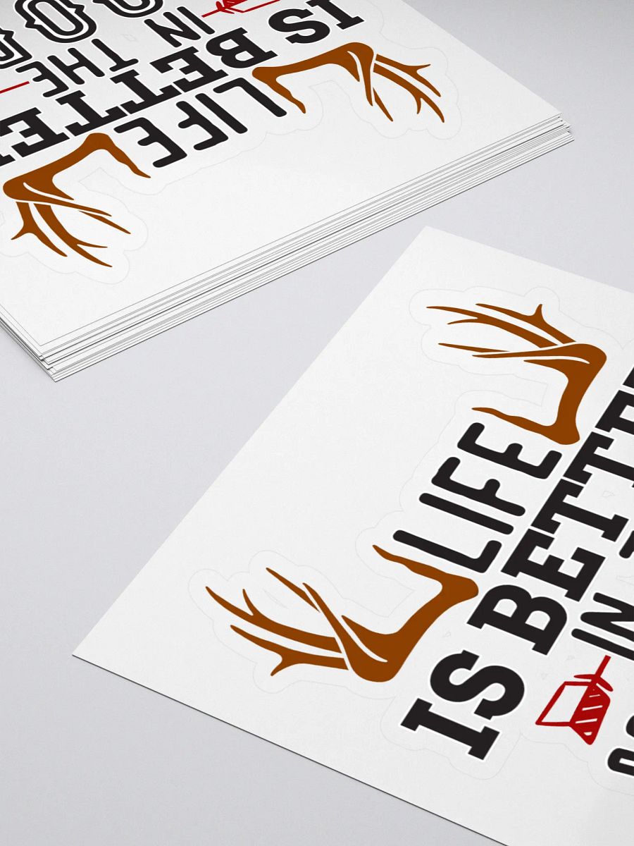 Life is Better in the Woods Kiss-Cut Stickers product image (4)