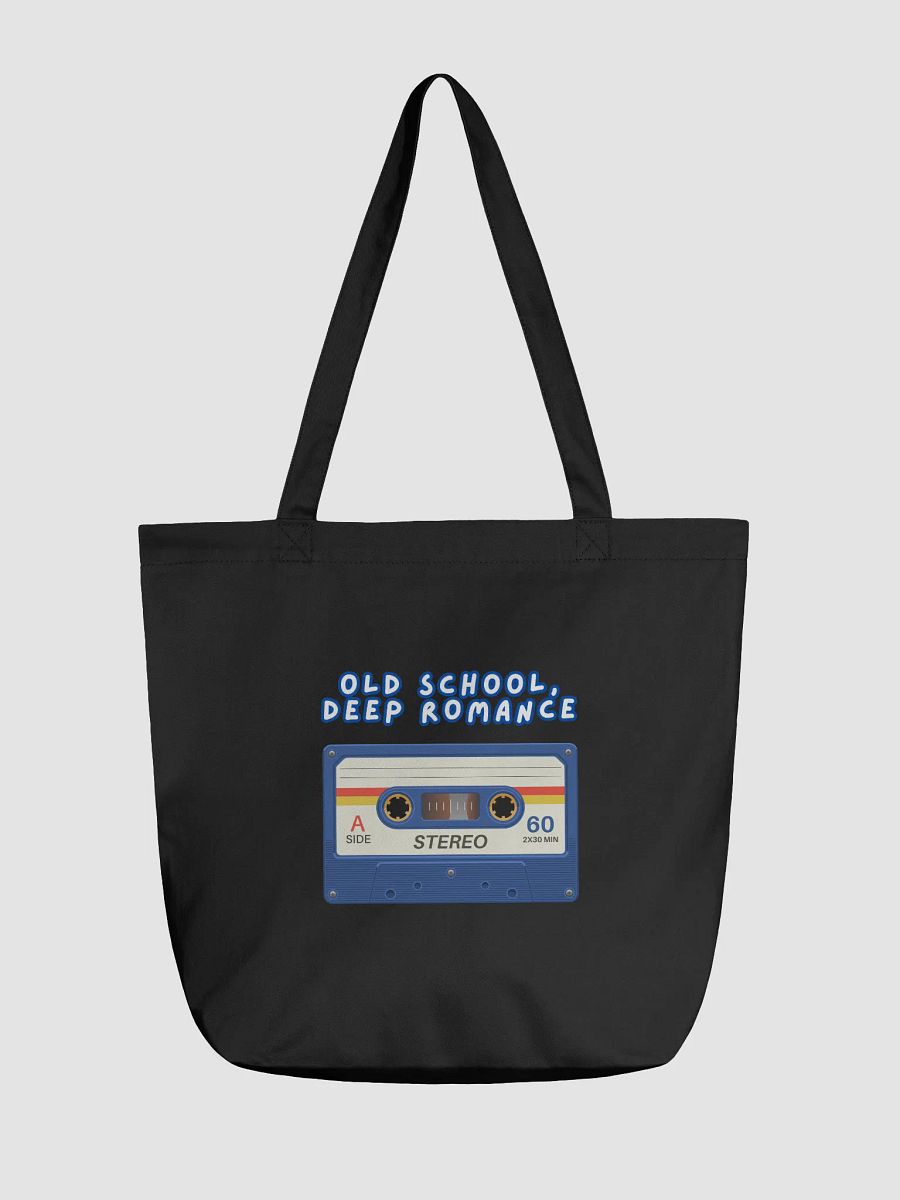 Retro Romance Cassette Tape Tote Bag | old school deep romance product image (2)