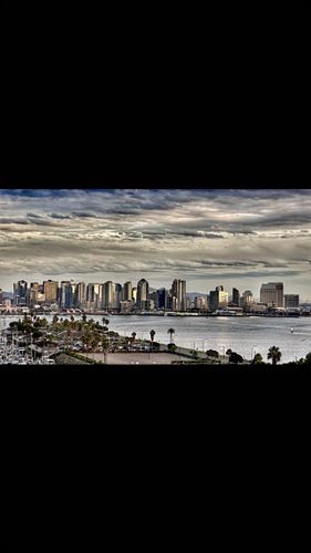 A stormy night in San Diego, as seen from the @sheratonsd!