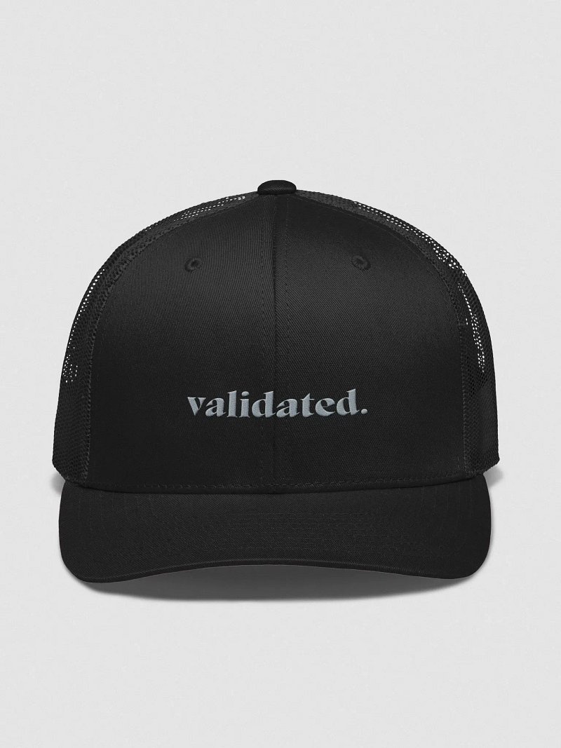 validated. Trucker Snapback