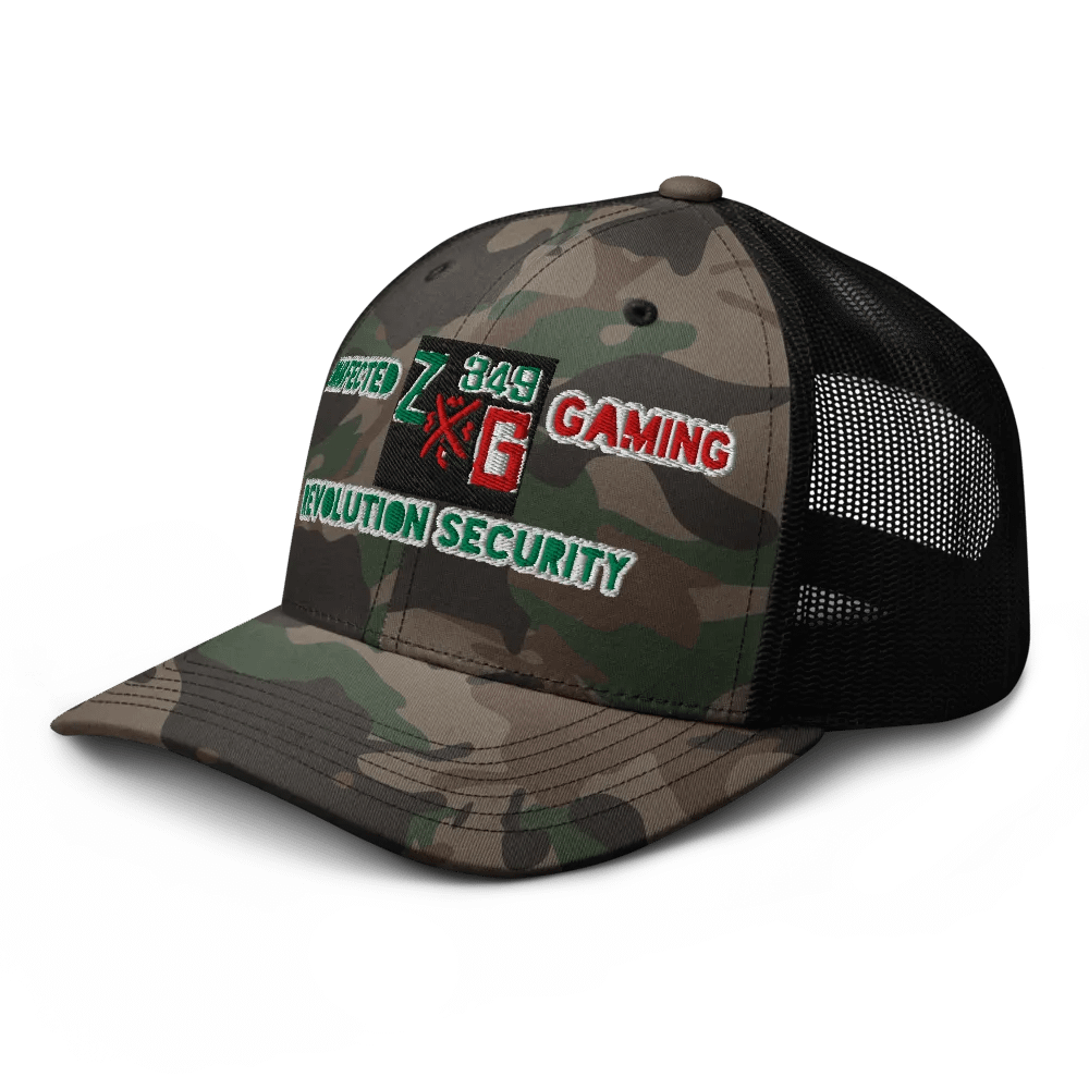 ZombfectedGaming 349 Revolution Security Camo Cap product image (6)