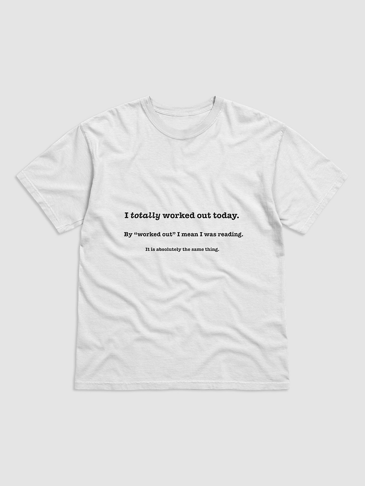 The Reader’s Workout Tee product image (9)