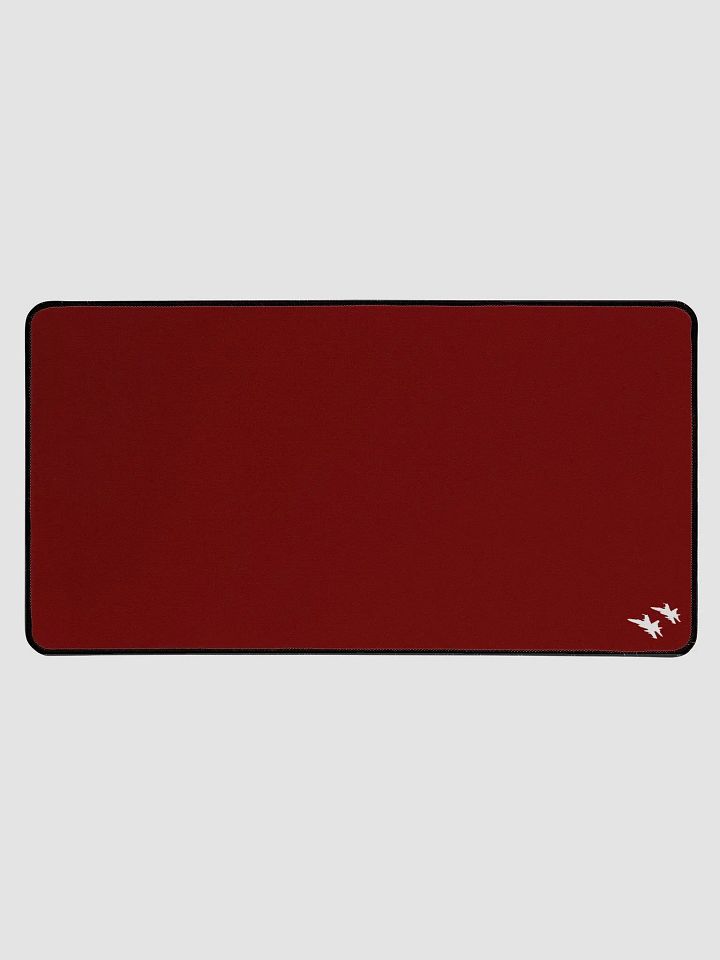 Twin Hornets Logo Desk Mat, Red product image (1)