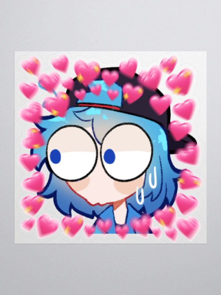 Akira Hearts Meme Sticker product image (1)