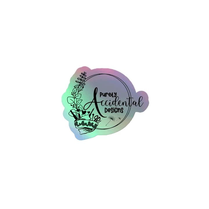 Purely Accidental Designs Logo Sticker product image (1)