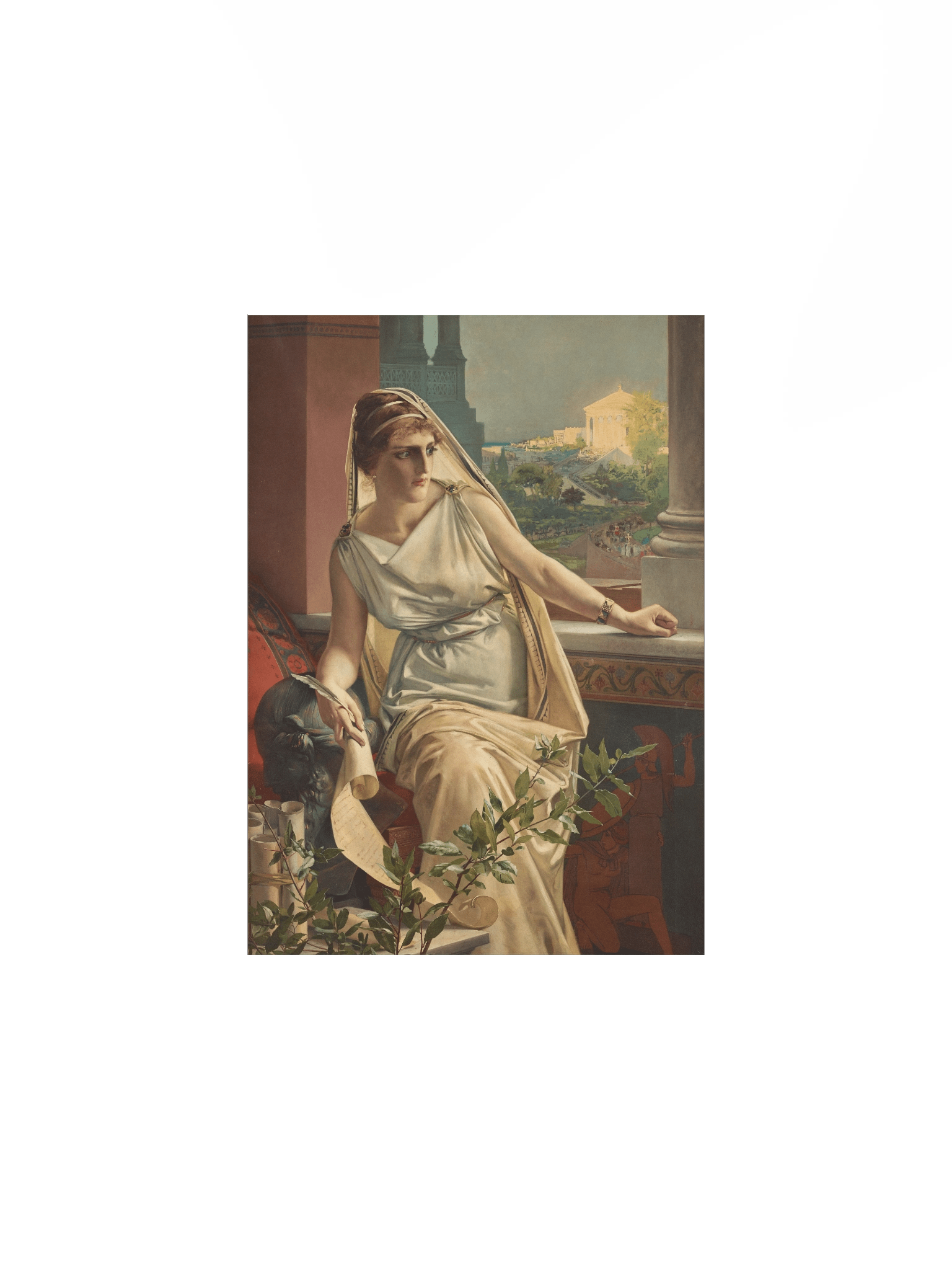 "Hypatia" by Julius Kronberg Print product image (1)