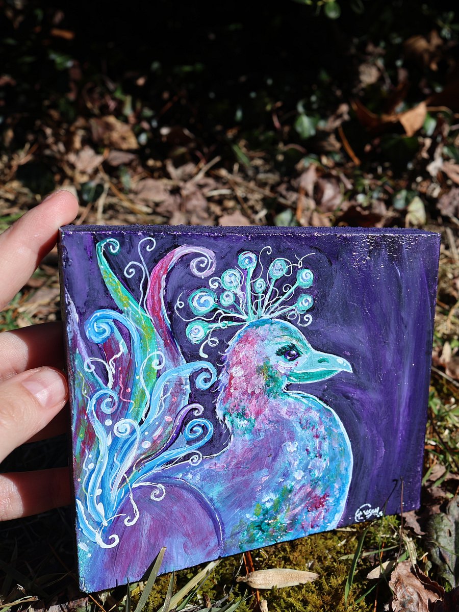 Whimsical Peacock Painting product image (3)