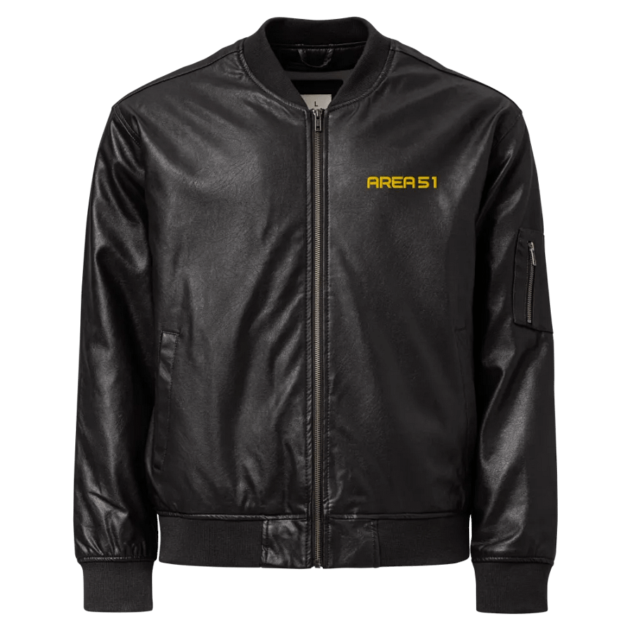 Area 51 Bold Yellow Bomber Jacket product image (1)