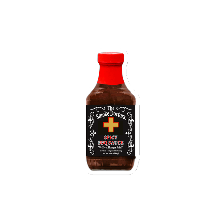 The Smoke Doctors Spicy BBQ Sauce Die-Cut Magnet product image (2)
