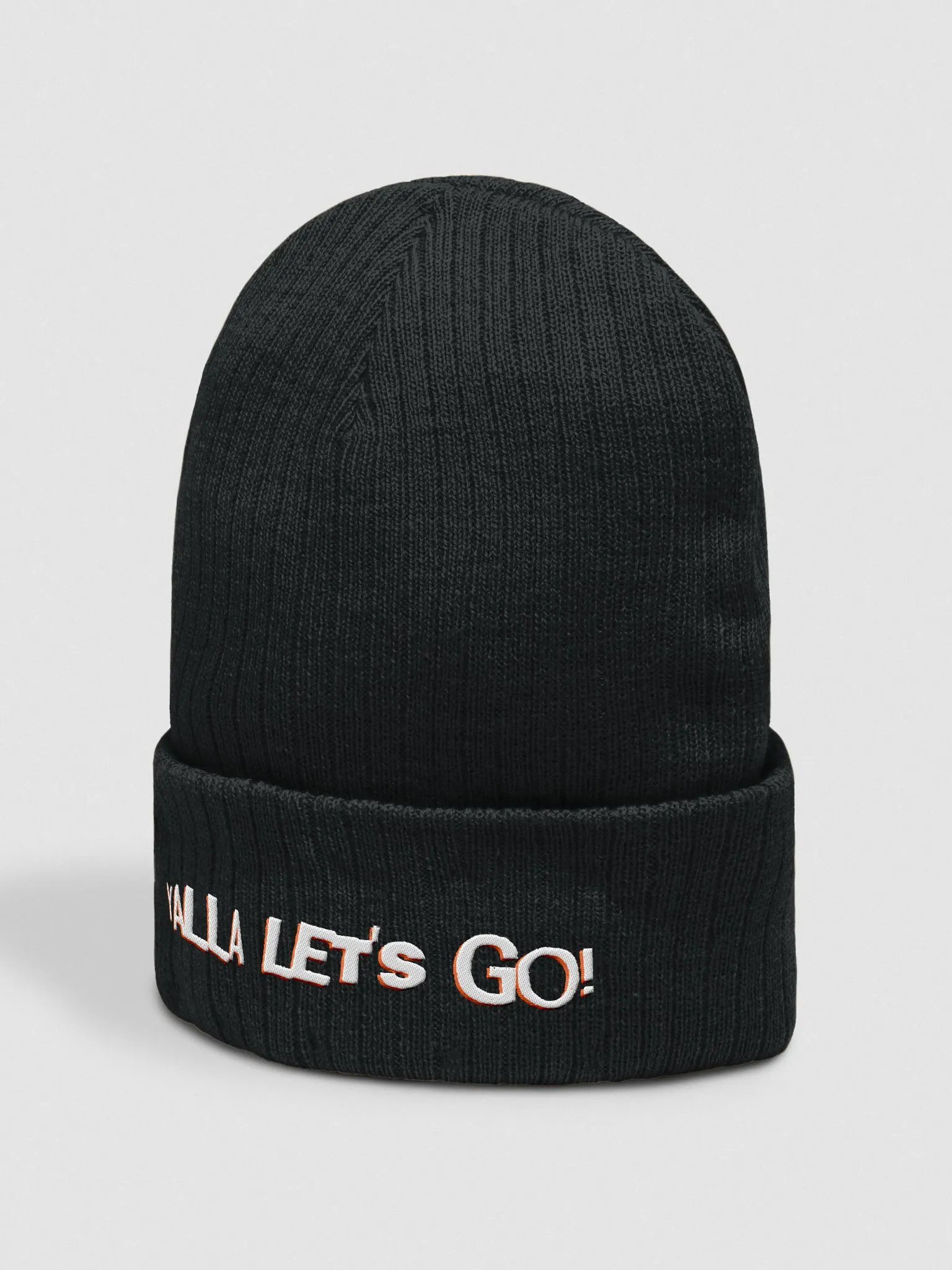 Yalla Let's Go Embroidered Beanie product image (3)