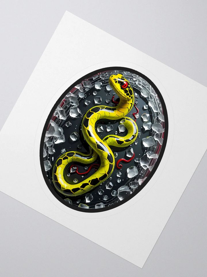 Serpentine Splendor Kiss-Cut Stickers product image (2)