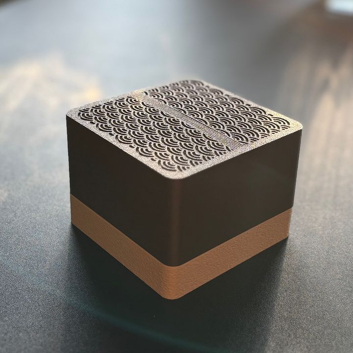 Custom Jewelry Box with Seigaiha Pattern product image (1)