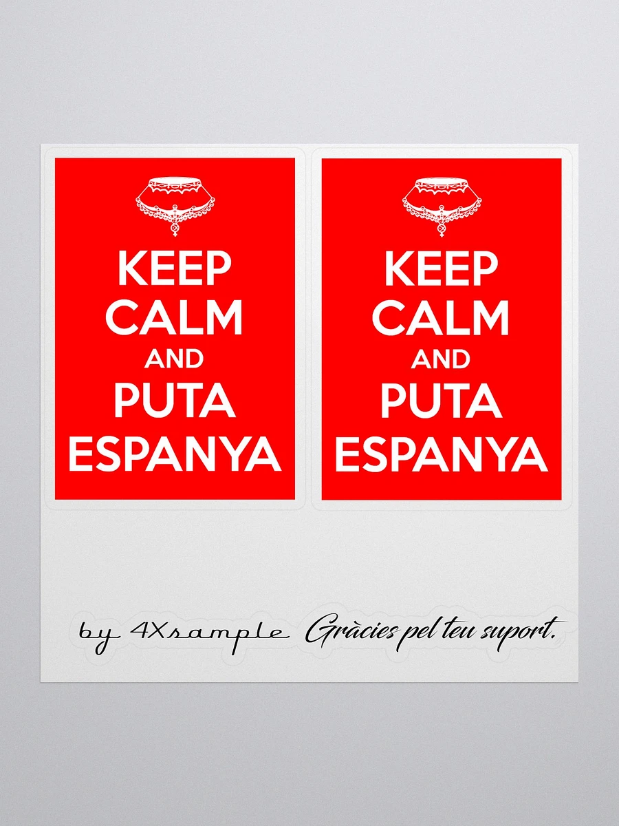 Keep calm i Puta espanya - Adhesius product image (1)