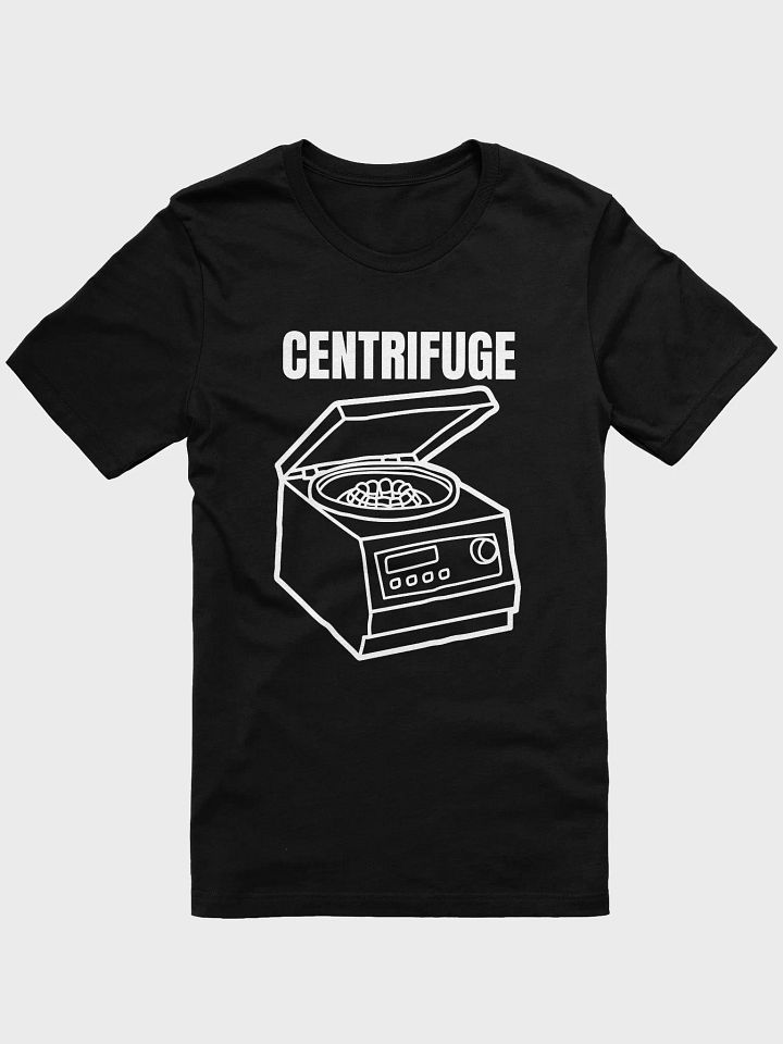 Science Centrifuge T-Shirt for science enthusiasts. Unique medical-themed design on a comfy Bella+Canvas supersoft t-shirt. product image (5)