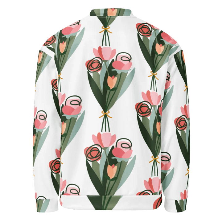 Floral Bliss All-Over Bomber Jacket product image (2)