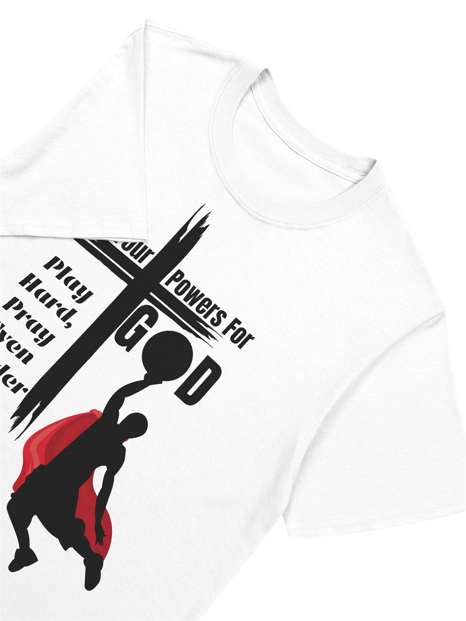 Use your powers for God - Marvel at His Goodness, Christian Superhero T-Shirt product image (7)