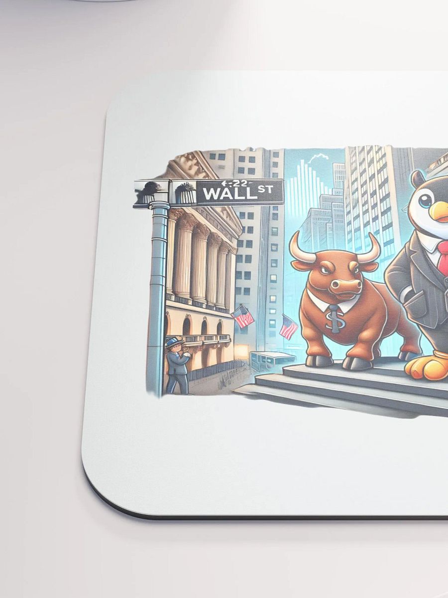 Penguin of Wall Street Mouse Pad product image (4)