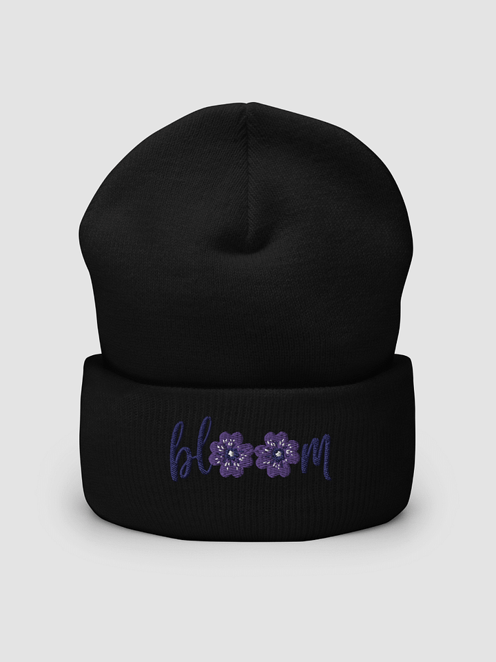 Embroidered bloom Beanie product image (2)