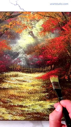 Step by Step Acrylic Painting Techniques Golden Autumn Glow #paintingtechniques #art
BRUSHES - https://urartstudio.com/produc...