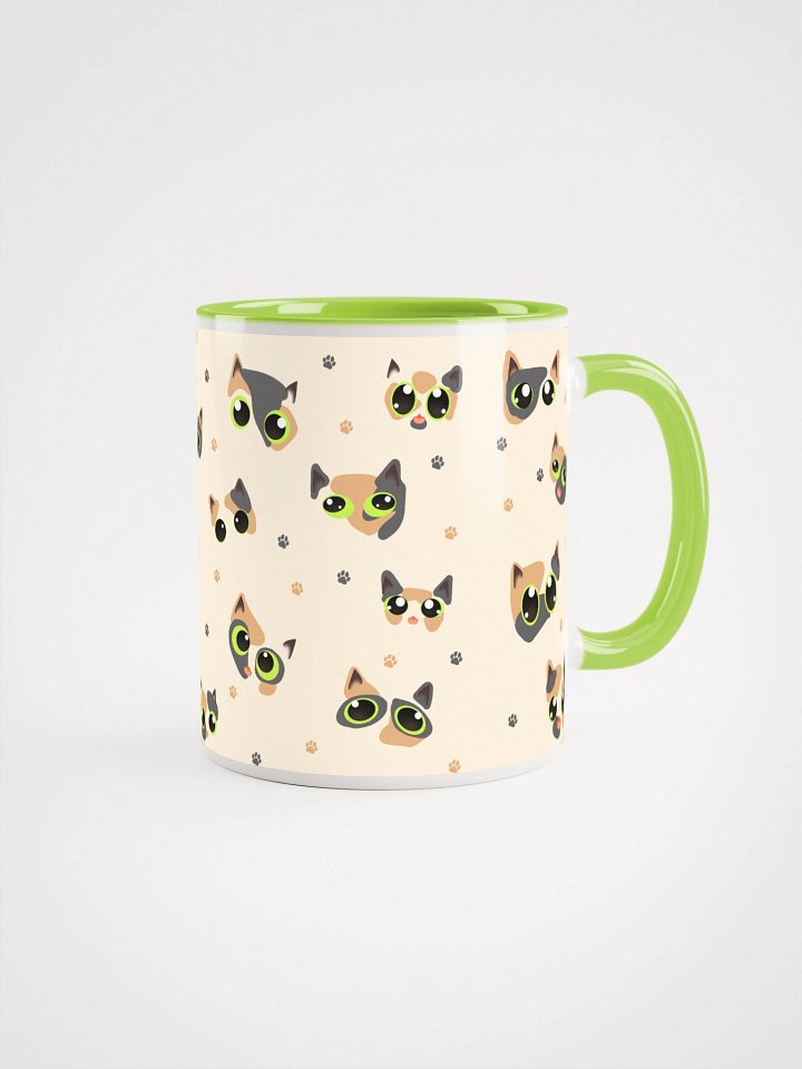 Calico Cat Faces (Green Eyes) Mug product image (1)