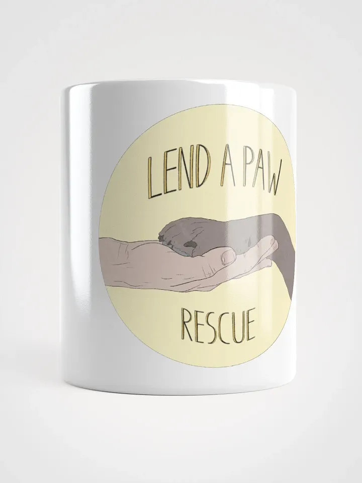 Lend A Paw Rescue logo mug product image (1)