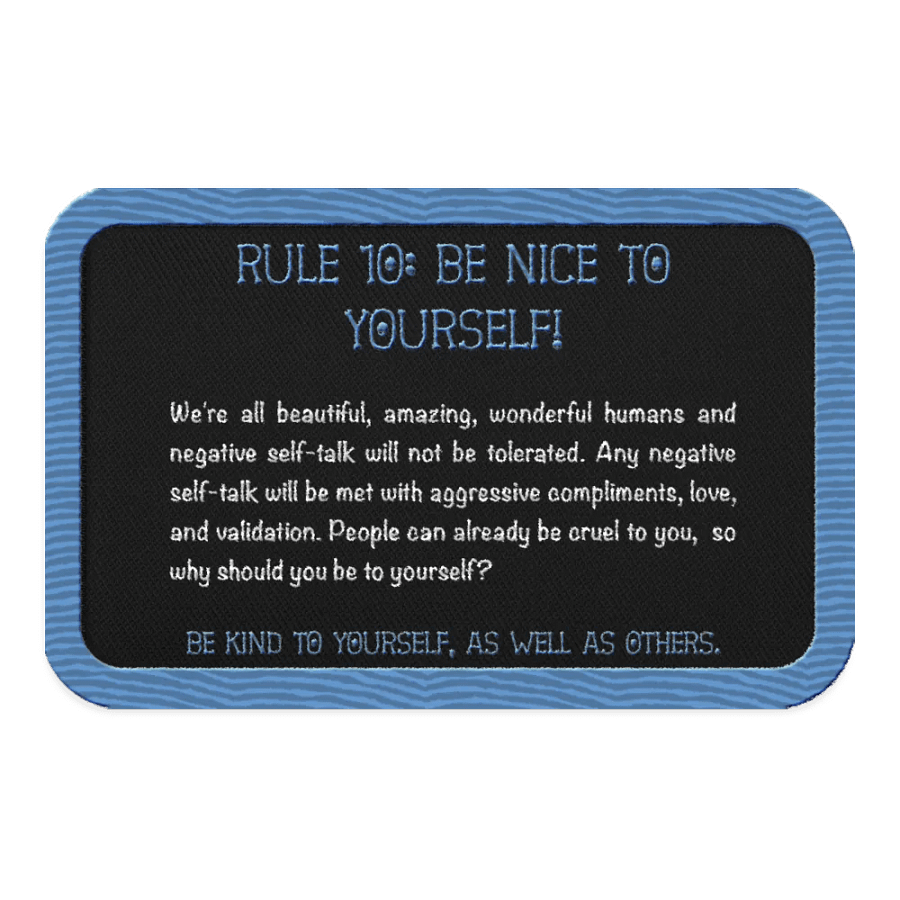 Rule 10 Full Patch product image (1)