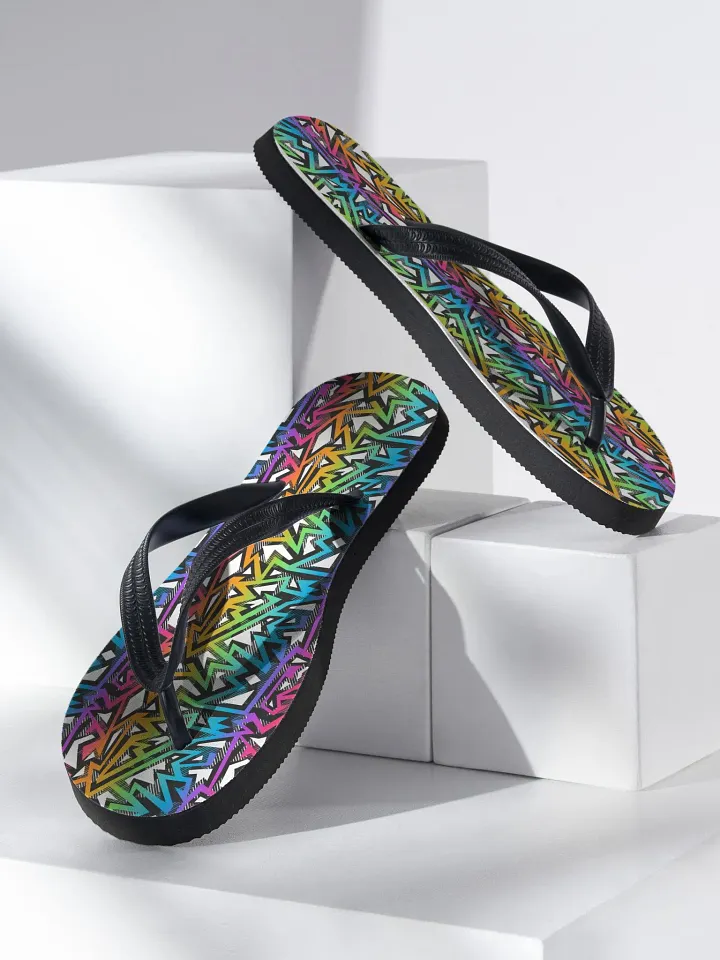 Rainbow Sparkle | Unisex Flip-Flops product image (2)