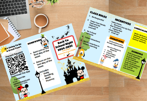 Back to School Disney Brochure product image (1)